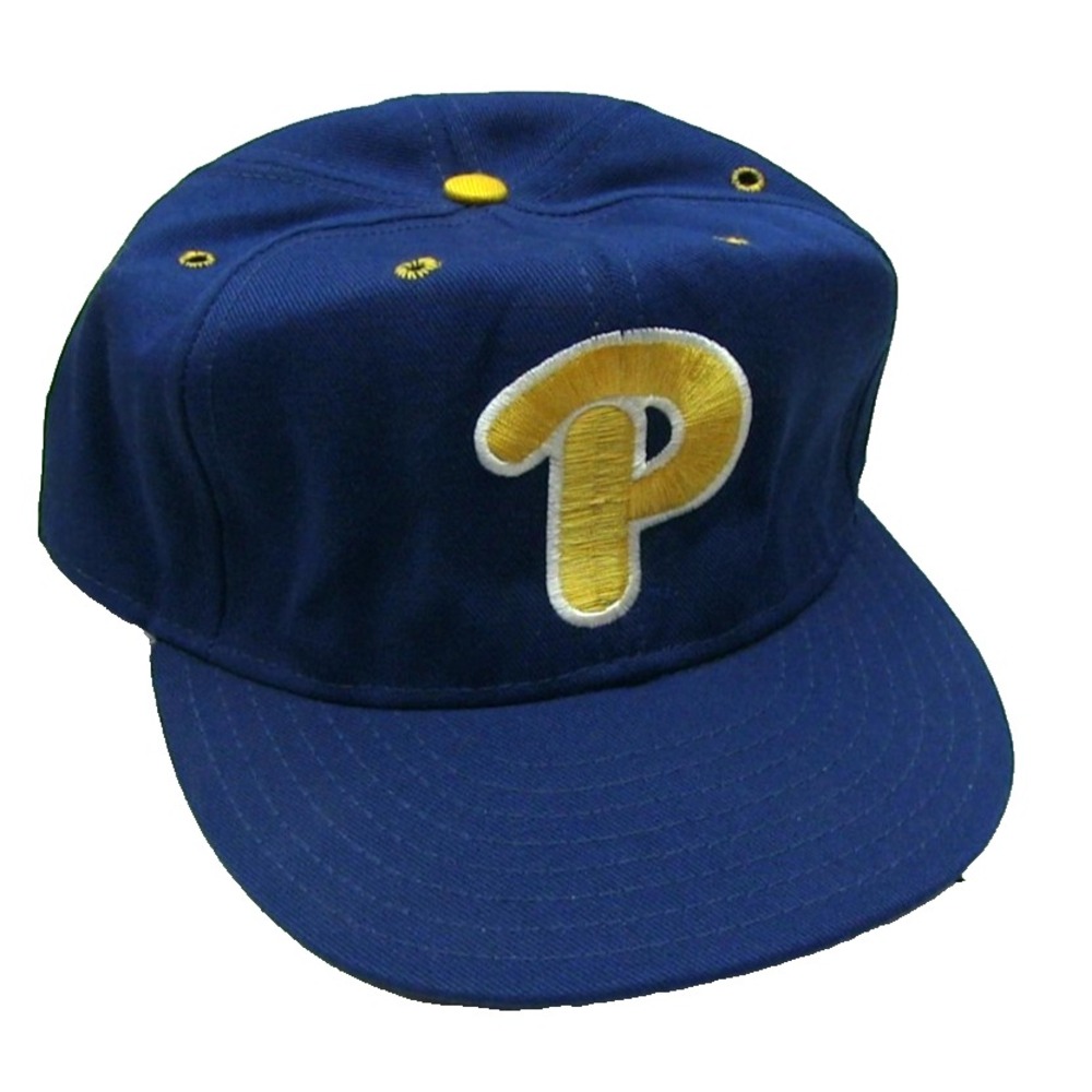 Pitt Panthers NCAA Blue Cap Fitted 7 3/8 by PRO-LINE‎ (Made in USA) VINTAGE
